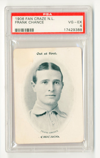 1906 Fan Craze Frank Chance (PSA 4)