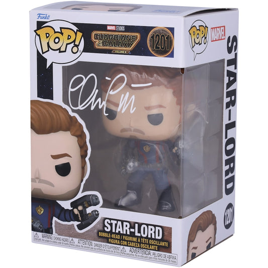 Chris Pratt Guardians of the Galaxy Volume 3 Autographed #1201 Funko Pop! (Fanatics)