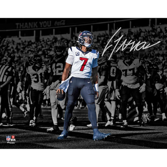 Pre-Order: C.J. Stroud Signed "TD Scream" 11 x 14 Photograph - Houston Texans (Fanatics)