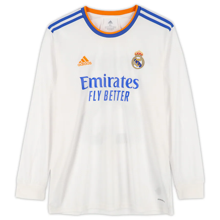 Eduardo Camavinga Signed  White Real Madrid  Adidas Long Sleeve Jersey (Fanatics)