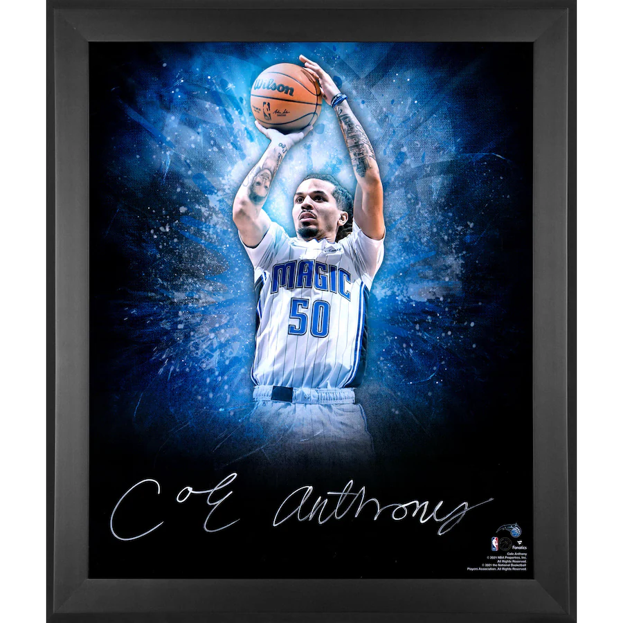 Cole Anthony  Signed Orlando Magic  Framed 20" x 24" In-Focus Photograph (Fanatics)