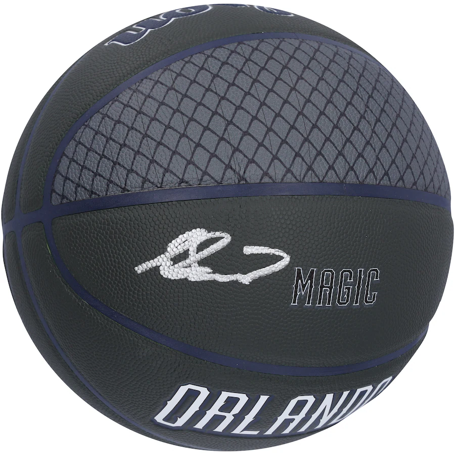 Jalen Suggs  Signed Orlando Magic  Black 2022-2023 Edition Wilson City Collector Basketball (Fanatics)