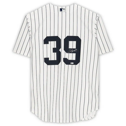 Jose Trevino Signed White New York Yankees  Nike Replica Jersey (Fanatics)