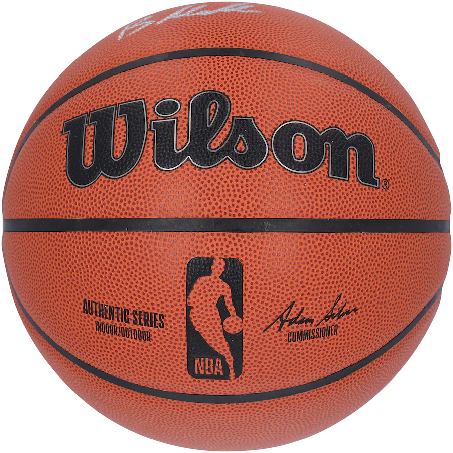 Brandon Miller Signed Charlotte Hornets Wilson 2023 NBA Draft Authentic Series Indoor/Outdoor Basketball (Fanatics)