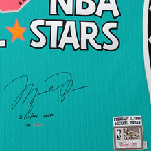 Michael Jordan Signed 1996 NBA All-Star Game Jersey "2/11/96 MVP" Embroidered M&N LE/96 (Upper Deck)
