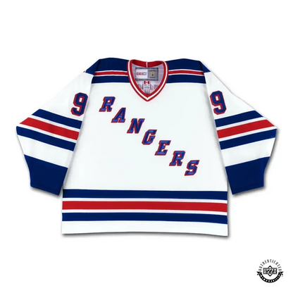 Wayne Gretzky Signed 1997 New York Rangers White Jersey CCM (Upper Deck)