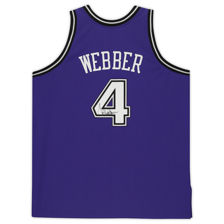 Chris Webber Signed Purple Sacramento Kings 1998-1999 Mitchell & Ness Authentic Jersey (Fanatics)