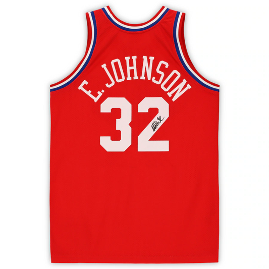 Magic Johnson Signed 1981 All-Star Game Red Mitchell and Ness Authentic Jersey -  Los Angeles Lakers (Fanatics)