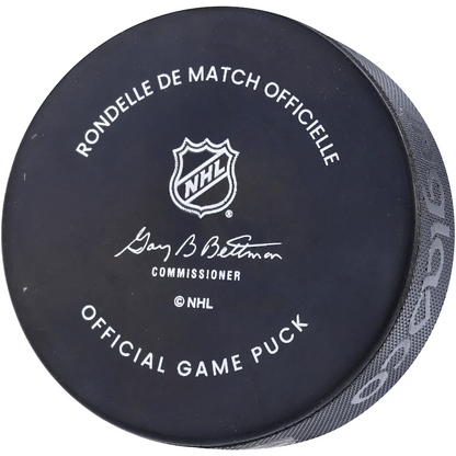 Mikko Rantanen Signed Colorado Avalanche 2022-23 Official Game Puck (Fanatics)