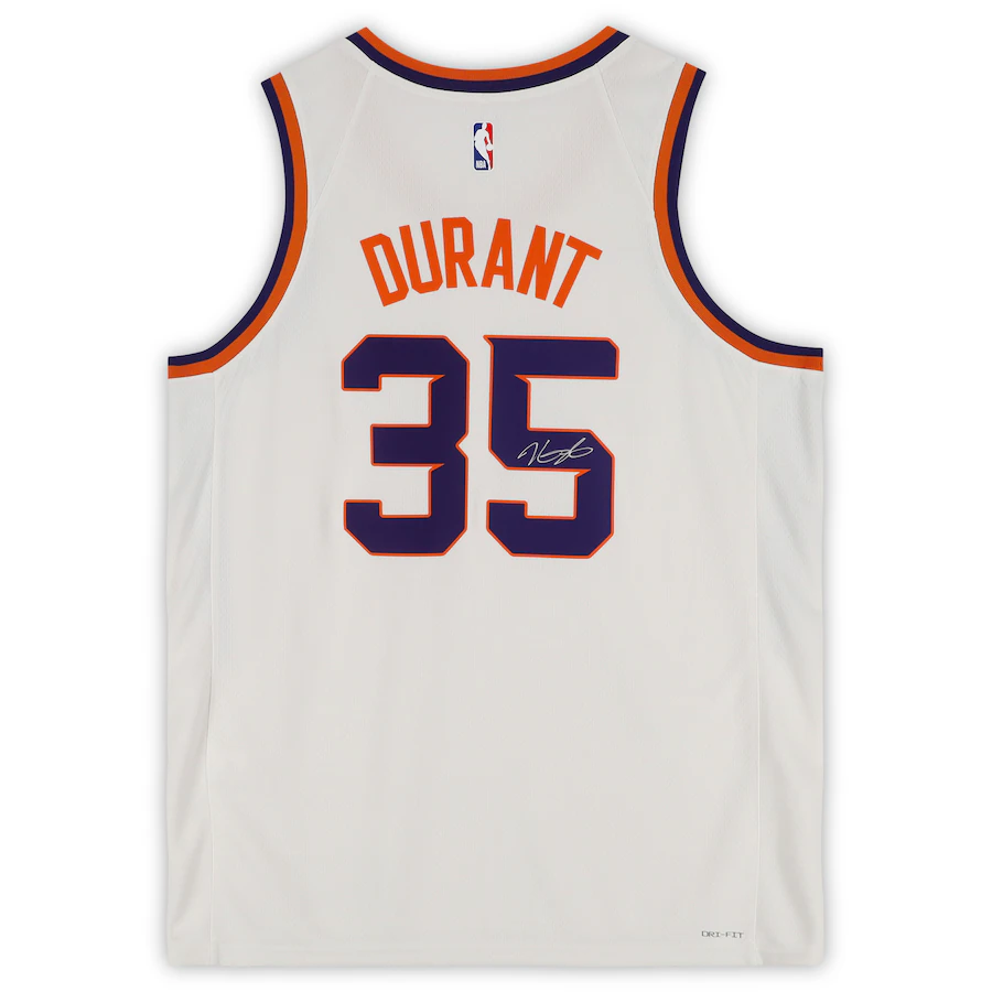 Kevin Durant  Signed Phoenix Suns  White Nike 2022-2023 Association Swingman Jersey (Fanatics)