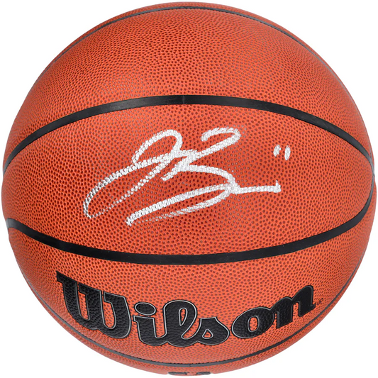 Jalen Brunson Signed New York Knicks  Wilson Authentic Series Indoor/Outdoor Basketball (Fanatics)