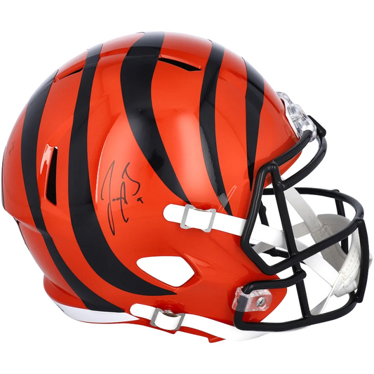 Joe Burrow Signed Cincinnati Bengals Riddell Speed Replica Helmet (Fanatics)