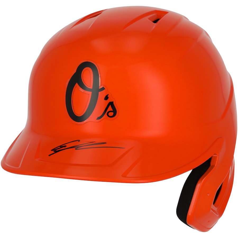 Gunnar Henderson Signed Baltimore Orioles Alternate Orange Rawlings Mach Pro Replica Batting Helmet (Fanatics)