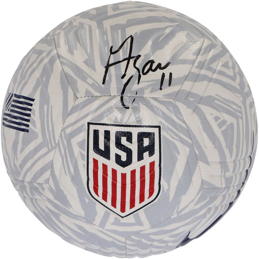 Gyasi Zardes Signed USMNT  Logo Soccer Ball (Fanatics)