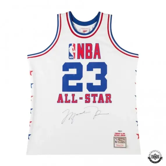 Michael Jordan Signed 1985 NBA All-Star Game Authentic Mitchell & Ness Jersey (Upper Deck)
