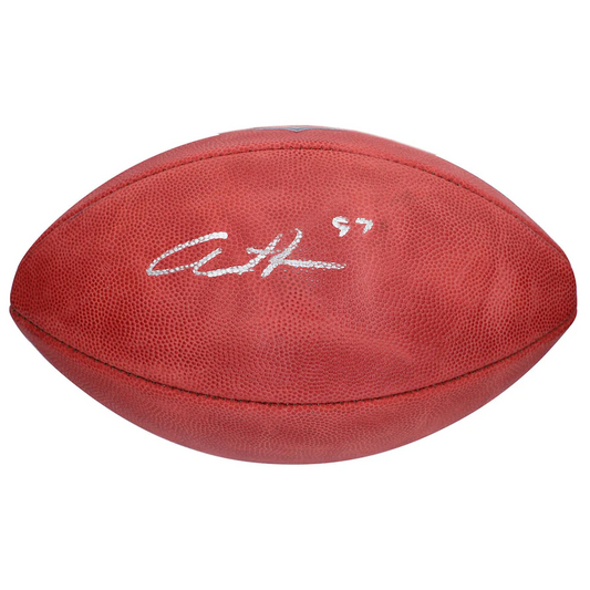 Aidan Hutchinson Signed Official NFL Wilson "Duke" Pro Football - Detroit Lions (Fanatics)