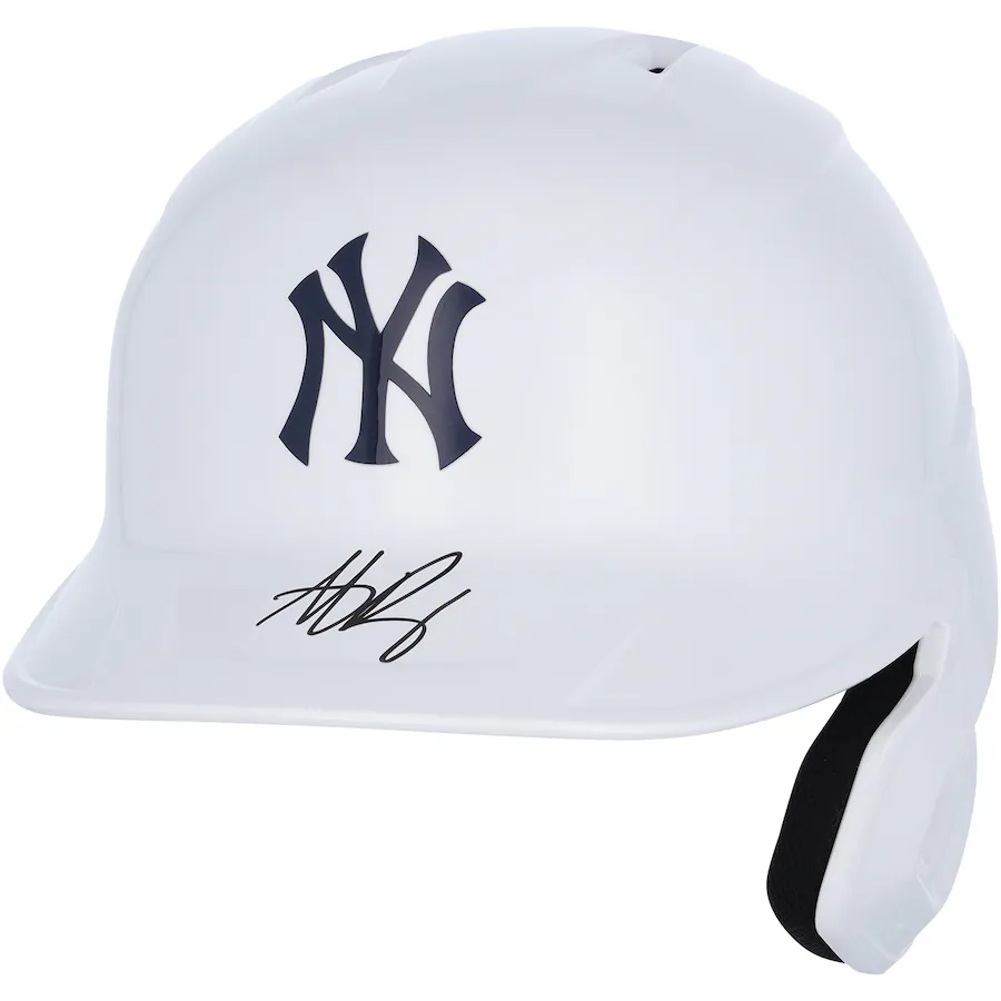 Anthony Rizzo Signed New York Yankees Alternative Chrome Rawlings Mach Pro Batting Helmet - Fanatics Exclusive (Fanatics)