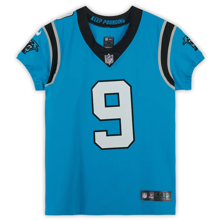 Bryce Young Signed Carolina Panthers Blue Nike Elite Jersey (Fanatics)