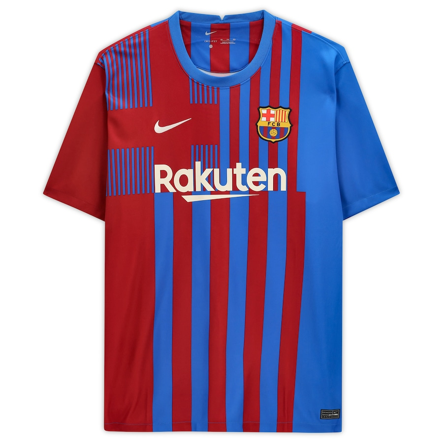 Ansu Fati Signed Red/Blue Barcelona  Nike Jersey (Fanatics)