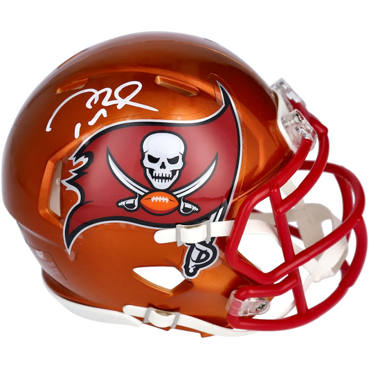 Tom Brady Signed Tampa Bay Buccaneers Riddell Flash Speed Mini Helmet (Fanatics)