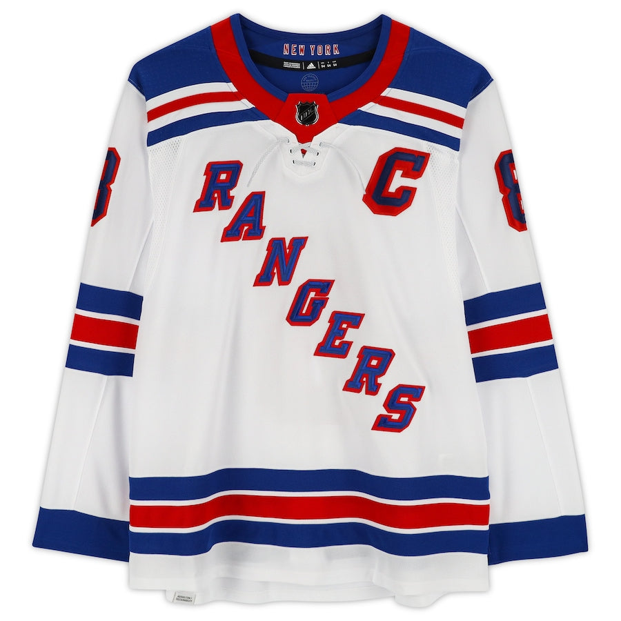 Jacob Trouba Signed New York Rangers White Adidas Authentic Jersey (Fanatics)