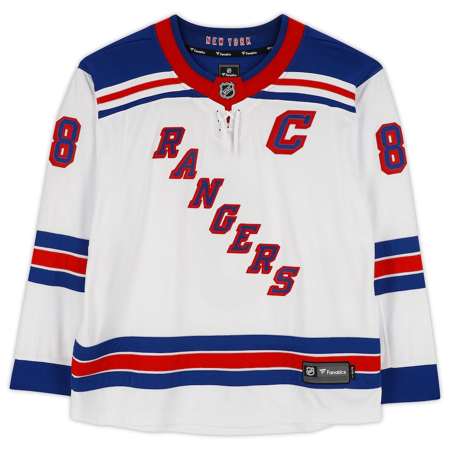 Jacob Trouba Signed New York Rangers White Fanatics Breakaway Jersey (Fanatics)