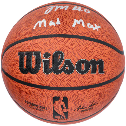 Tyrese Maxey Signed Philadelphia 76ers Wilson Authentic Series Indoor/Outdoor Basketball with "Mad Max" Inscription (Fanatics)