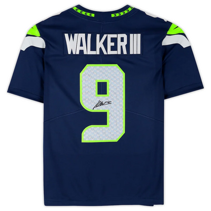 Kenneth Walker III Signed Seattle Seahawks Navy Nike Limited Jersey (Fanatics)