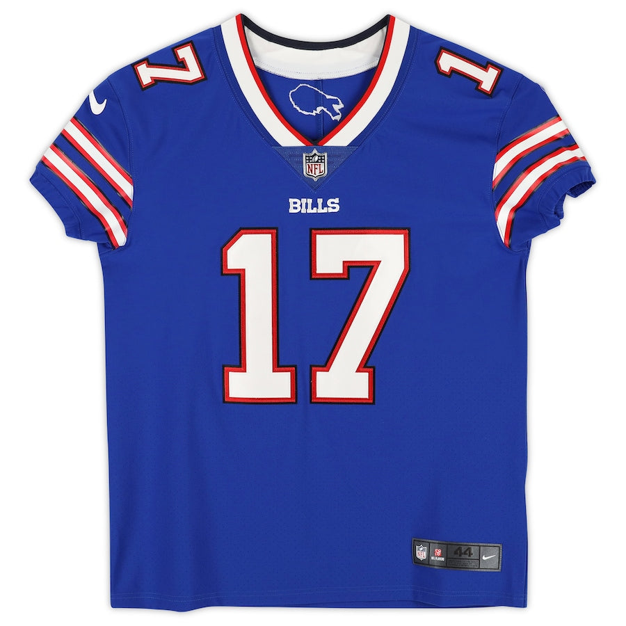 Josh Allen Signed Buffalo Bills Blue Nike Elite Jersey (Fanatics)