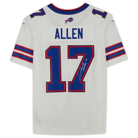 Josh Allen Signed Buffalo Bills White Nike Limited Jersey (Beckett)