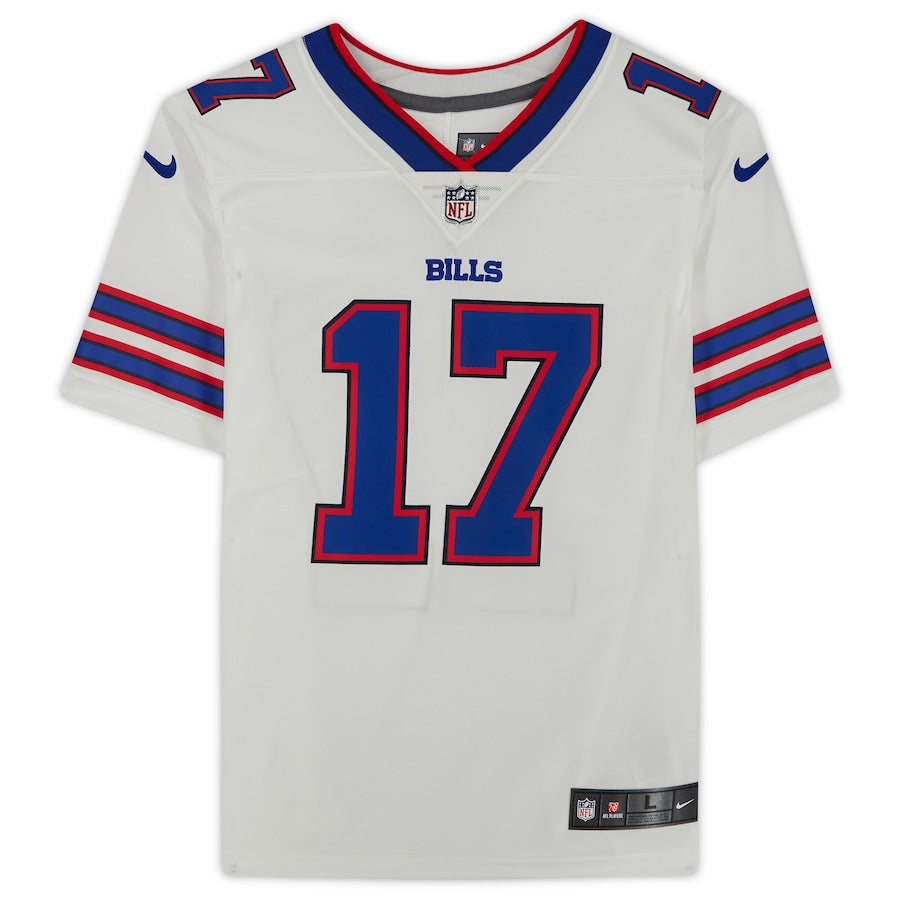 Josh Allen Signed Buffalo Bills White Nike Limited Jersey (Beckett)