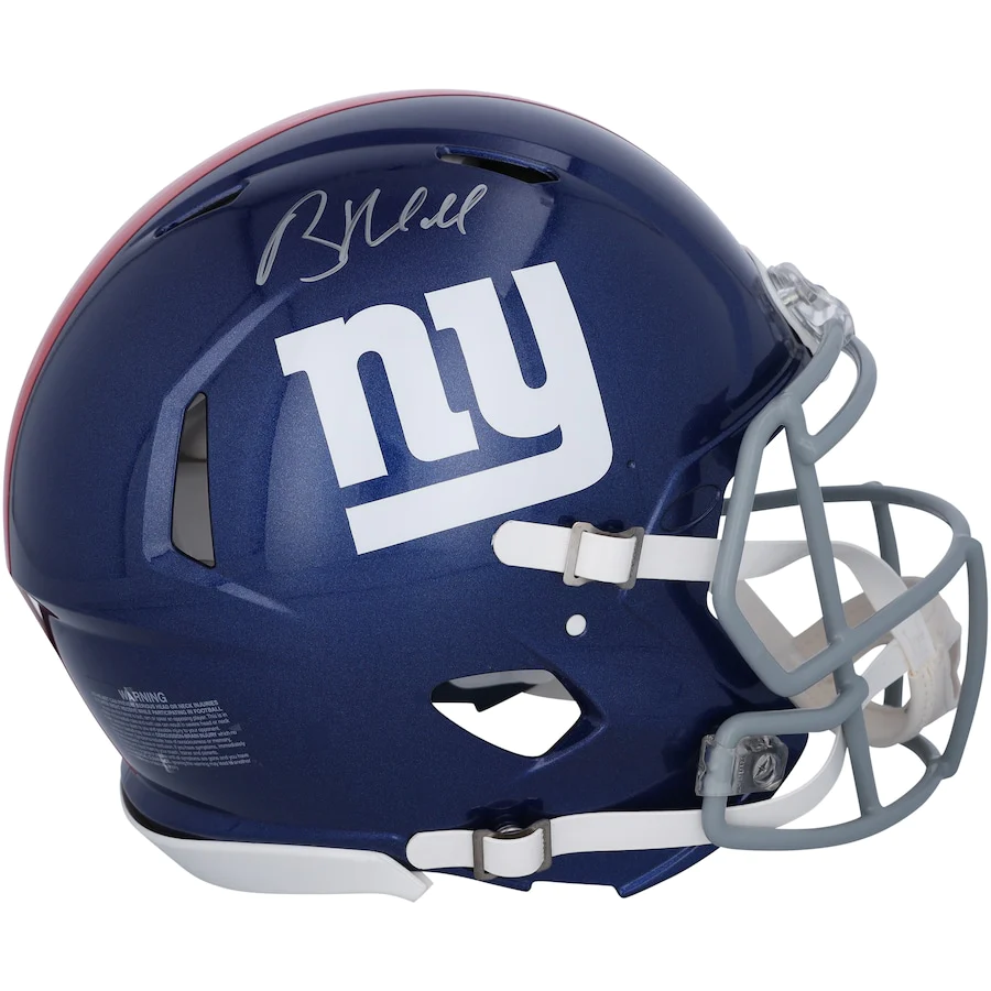 Brian Daboll Signed New York Giants Riddell Speed Replica Helmet (Fanatics)