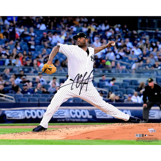 CC Sabathia Signed New York Yankees  16" x 20" Pitching Photograph (Fanatics)