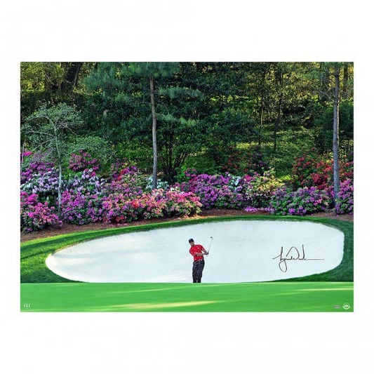 Tiger Woods Signed Masters “Azalea” Oversize Print (Upper Deck)