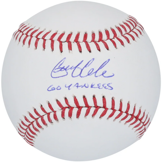 Gerrit Cole Signed New York Yankees  Baseball with "Go Yankees" Inscription (Fanatics)