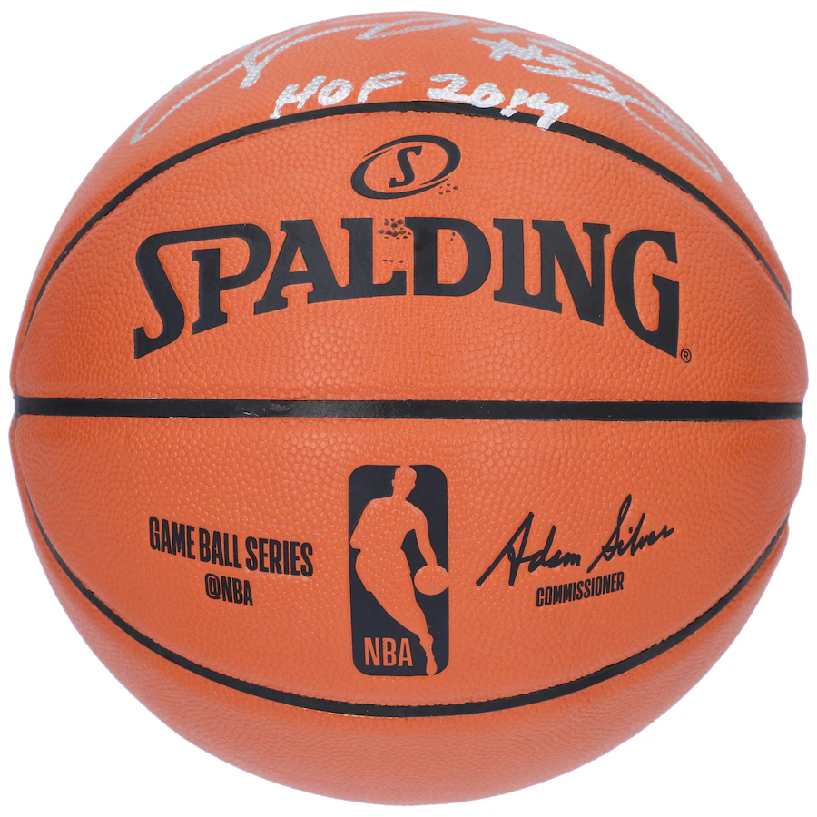 Alonzo Mourning Signed Miami Heat  Spalding Indoor/Outdoor Basketball with "HOF 2014" Inscription (Fanatics)