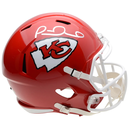 Patrick Mahomes Signed Kansas City Chiefs Riddell Speed Replica Helmet (Fanatics)