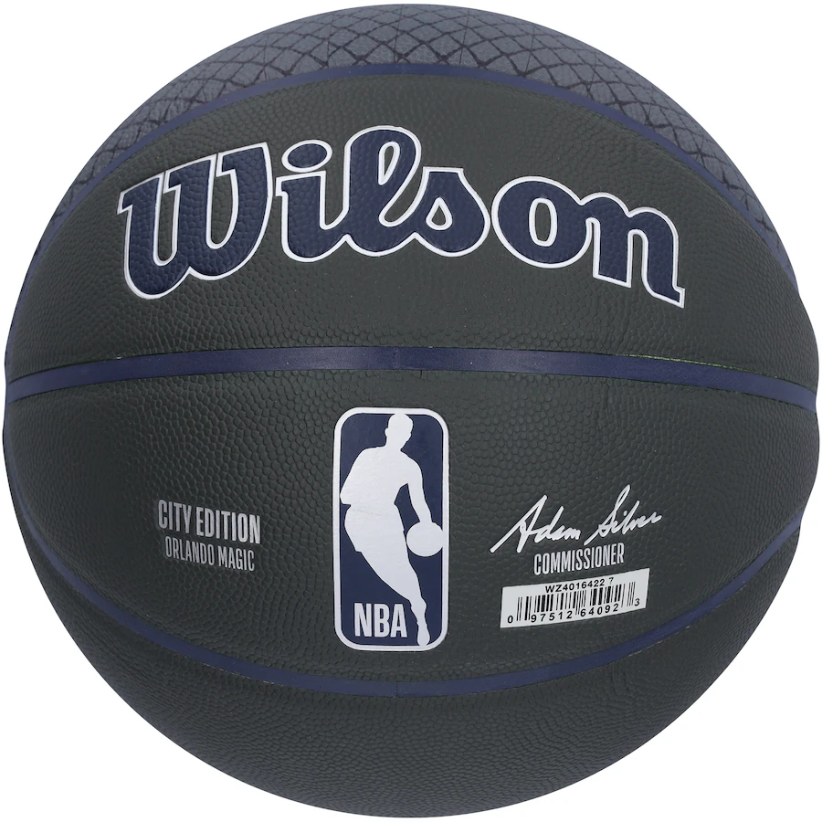 Jalen Suggs  Signed Orlando Magic  Black 2022-2023 Edition Wilson City Collector Basketball (Fanatics)