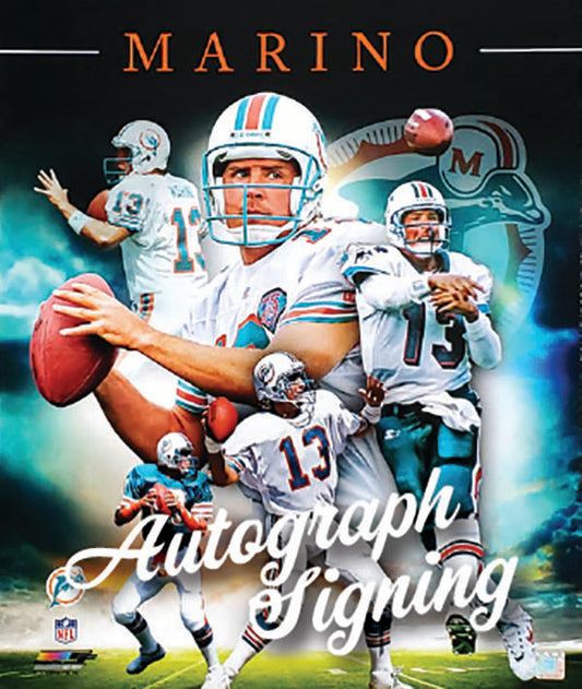 Dan Marino Autograph Signing Send-In Signature