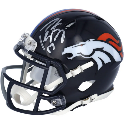 Peyton Manning Signed Broncos/Colts Riddell Half & Half Speed Mini Helmet - Denver (Fanatics)