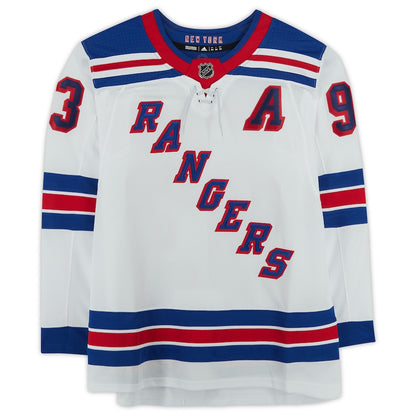 Mika Zibanejad Signed New York Rangers White Adidas Authentic Jersey (Fanatics)