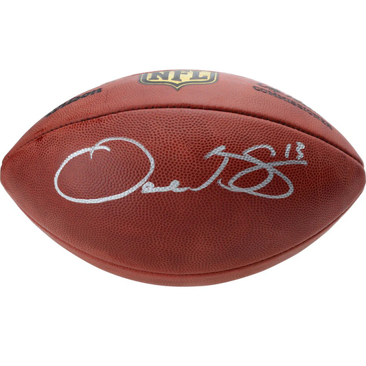 Odell Beckham Jr. Signed Official NFL Wilson "Duke" Pro Football - Full Name - Baltimore Ravens (Fanatics)