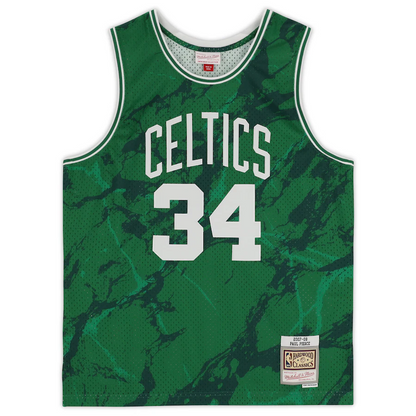 Paul Pierce Signed Boston Celtics  Mitchell & Ness Kelly Green 2007-08 Marble Swingman Jersey with "The Truth" Inscription (Fanatics)