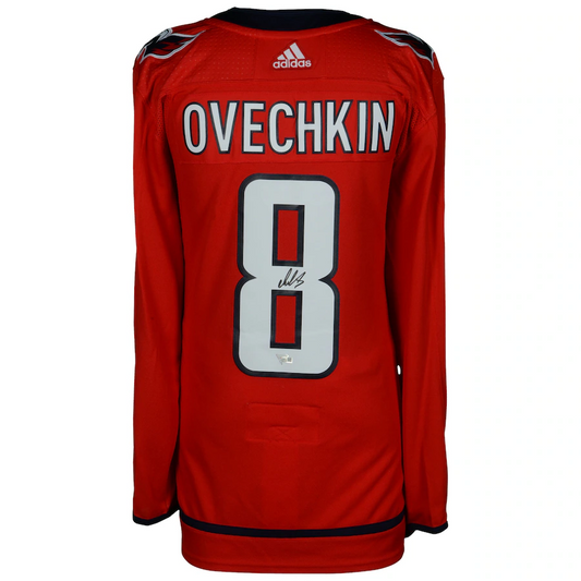 Alex Ovechkin Signed Washington Capitals  Red Adidas Authentic Jersey (Fanatics)