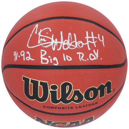 Chris Webber Michigan Wolverines Signed Wilson Indoor/Outdoor Basketball  (Fanatics)