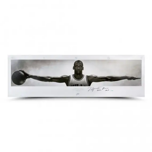 Michael Jordan Signed & Inscribed “Wings” Print (Upper Deck)