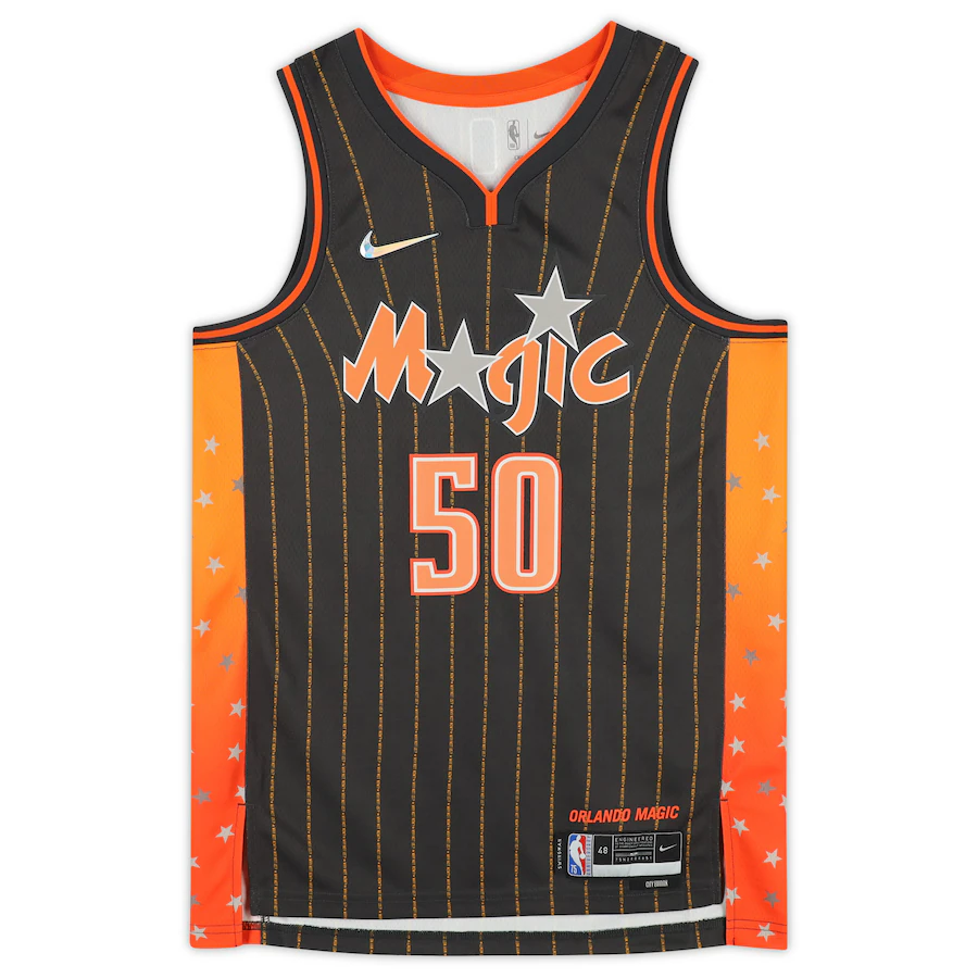 Cole Anthony Signed Orlando Magic  Gray 2021 Nike Swingman Mixtape Jersey (Fanatics)