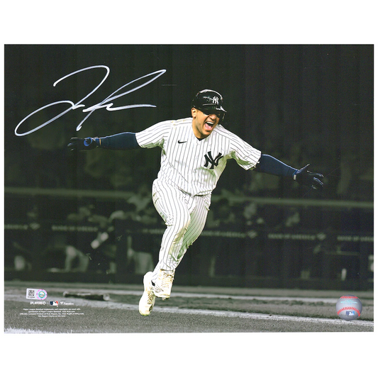 Jose Trevino Signed New York Yankees  11" x 14" Arms Out Spotlight Photograph (Fanatics)