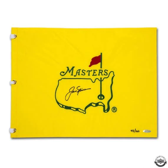 Jack Nicklaus Signed Masters Pin Flag LE/100 (Upper Deck)