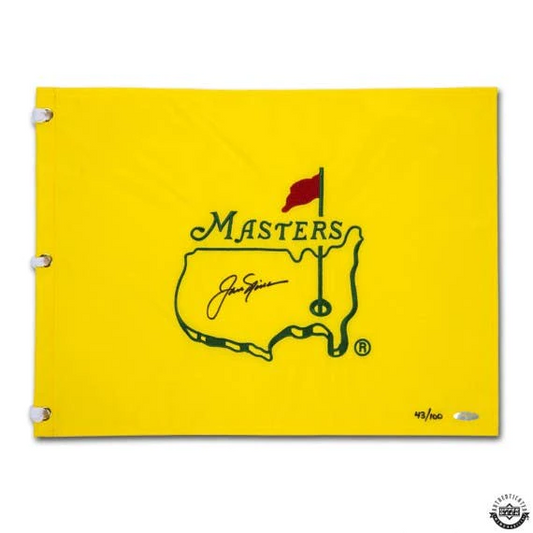 Jack Nicklaus Signed Masters Pin Flag LE/100 (Upper Deck)